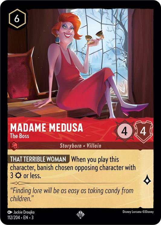 Madame Medusa - The Boss - 112/204 - Super Rare - Cold Foil