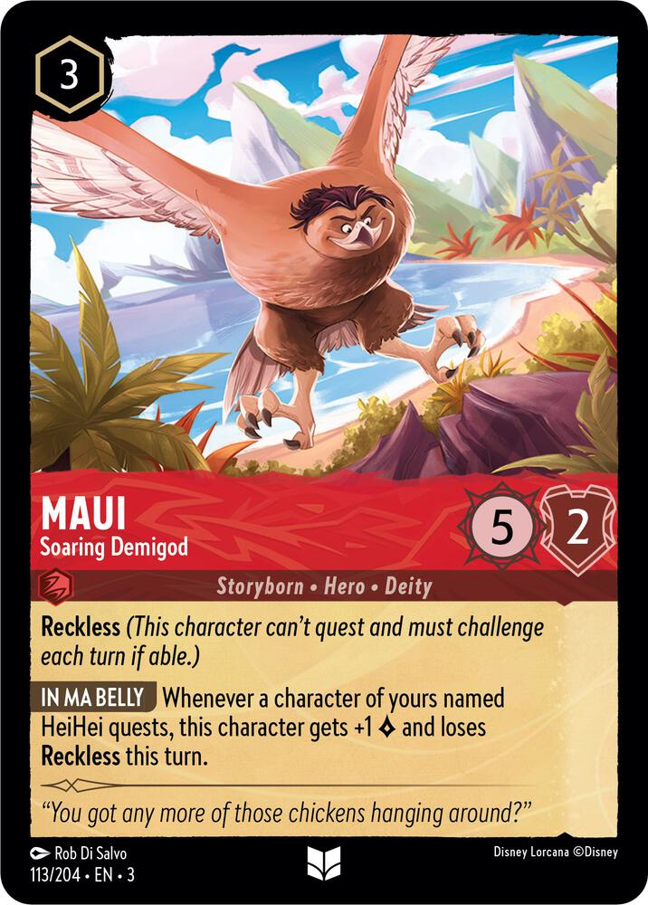 Maui - Soaring Demigod - 113/204 - Uncommon - Cold Foil
