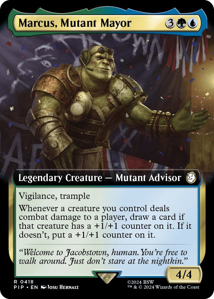 Marcus, Mutant Mayor (Extended Art)