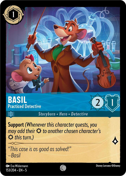 Basil - Practiced Detective - 153/204 - Common