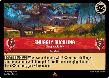 Snuggly Duckling - Disreputable Pub - 135/204 - Rare - Cold Foil