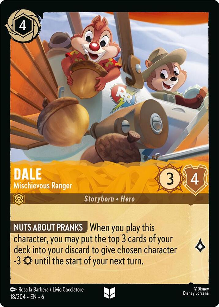 Dale - Mischievous Ranger - 18/204 - Uncommon - Cold Foil