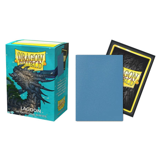 Dragon Shield Standard Size Card Sleeves – Matte Dual Lagoon 100CT