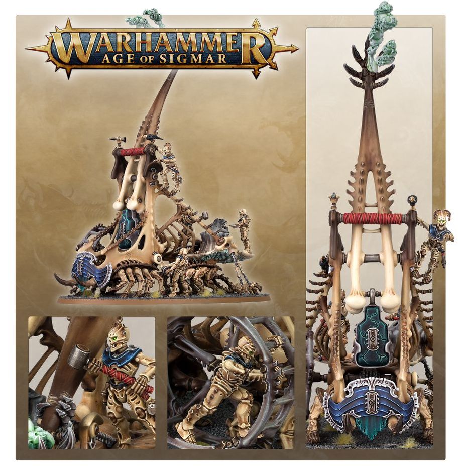 Ossiarch Bonereapers: Mortek Crawler
