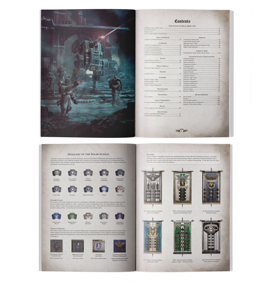 Liber Auxilia: Solar Auxilia Army Book