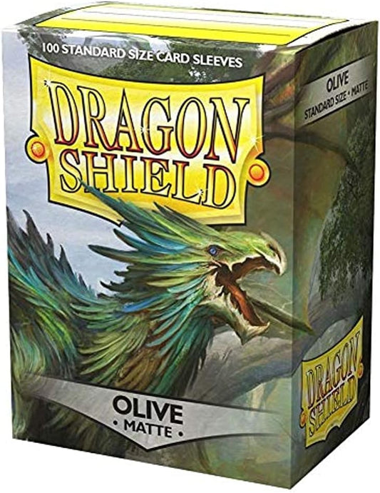 Dragon Shield Box of 100 in Matte Olive