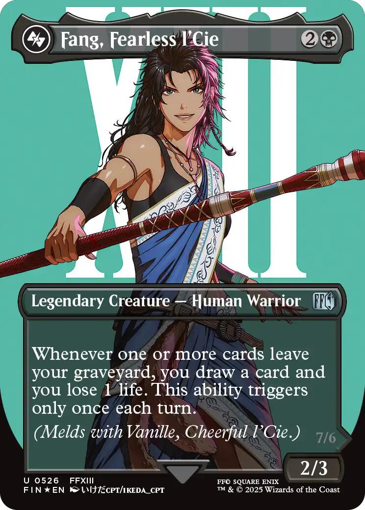 Fang, Fearless l'Cie (Borderless) (Surge Foil)