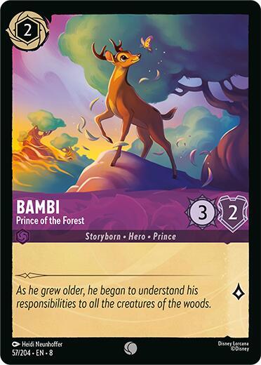 Bambi - Prince of the Forest - 57/204 - Common