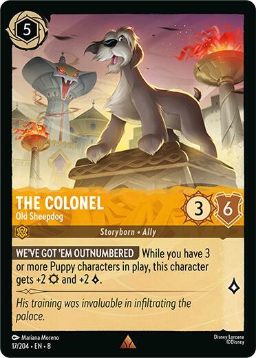 The Colonel - Old Sheepdog - 17/204 - Rare