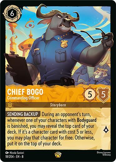 Chief Bogo - Commanding Officer - 18/204 - Legendary