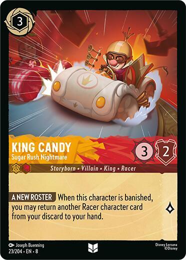 King Candy - Sugar Rush Nightmare - 23/204 - Uncommon