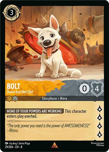 Bolt - Down but Not Out - 29/204 - Rare