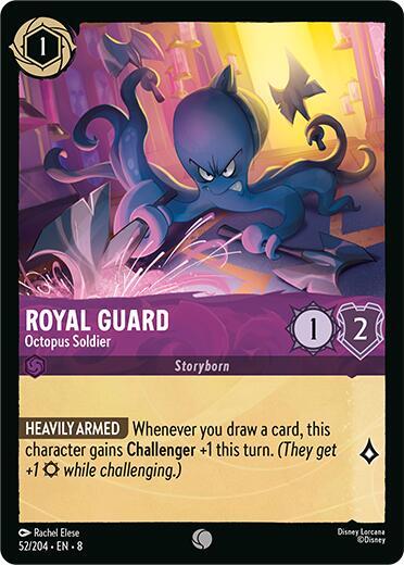 Royal Guard - Octopus Soldier - 52/204 - Common - Cold Foil