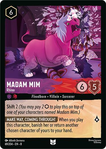 Madam Mim - Rhino - 69/204 - Uncommon