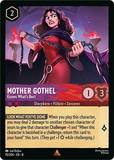 Mother Gothel - Knows What's Best - 70/204 - Rare