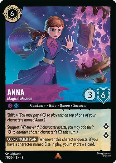 Anna - Magical Mission - 72/204 - Rare - Cold Foil