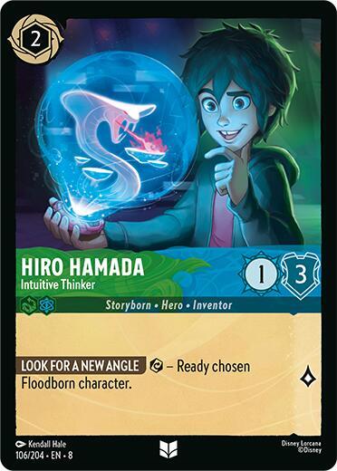 Hiro Hamada - Intuitive Thinker - 106/204 - Uncommon