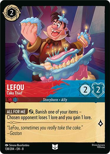 LeFou - Cake Thief - 138/204 - Uncommon