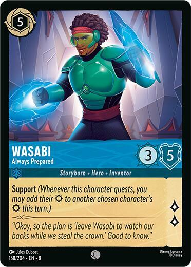 Wasabi - Always Prepared - 158/204 - Common - Cold Foil