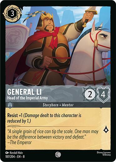 General Li - Head of the Imperial Army - 187/204 - Common