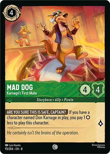 Mad Dog - Karnage's First Mate - 93/204 - Common