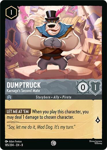 Dumptruck - Karnage's Second Mate - 185/204 - Common