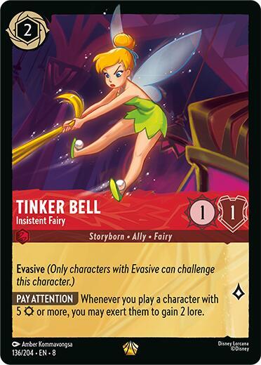 Tinker-Bell - Insistent Fairy - 136/204 - Legendary