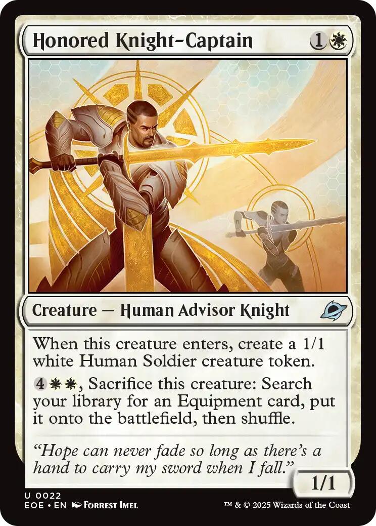 Honored Knight-Captain [EOE - 22]