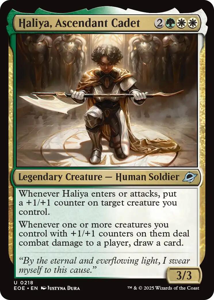 Haliya, Ascendant Cadet [EOE - 218]