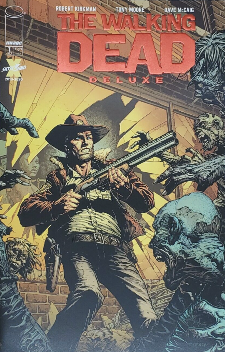 Walking Dead Deluxe #1 Red Foil Edition CGC Graded 9.8