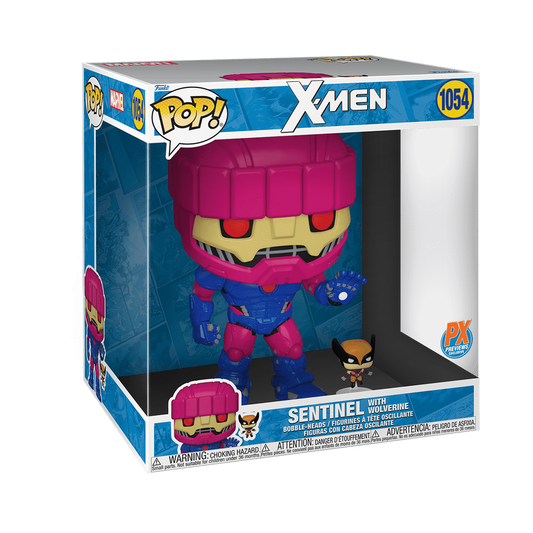 Marvel Funko Pop! Jumbo Sentinel with Wolverine #1054