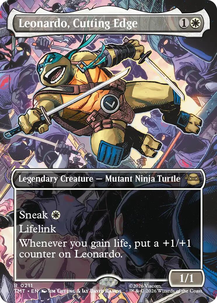 Leonardo, Cutting Edge (Borderless)