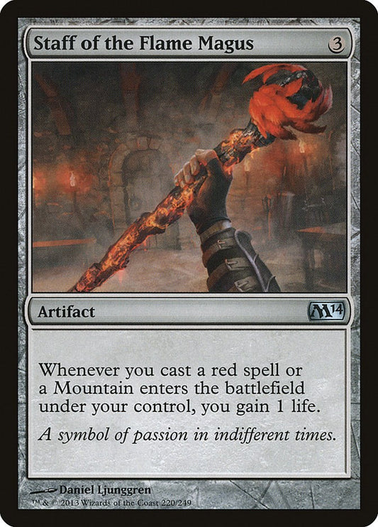 Staff of the Flame Magus [M14 - 220]