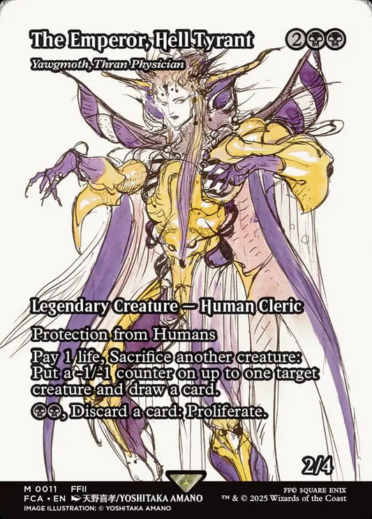 The Emperor, Hell Tyrant - Yawgmoth, Thran Physician - Showcase