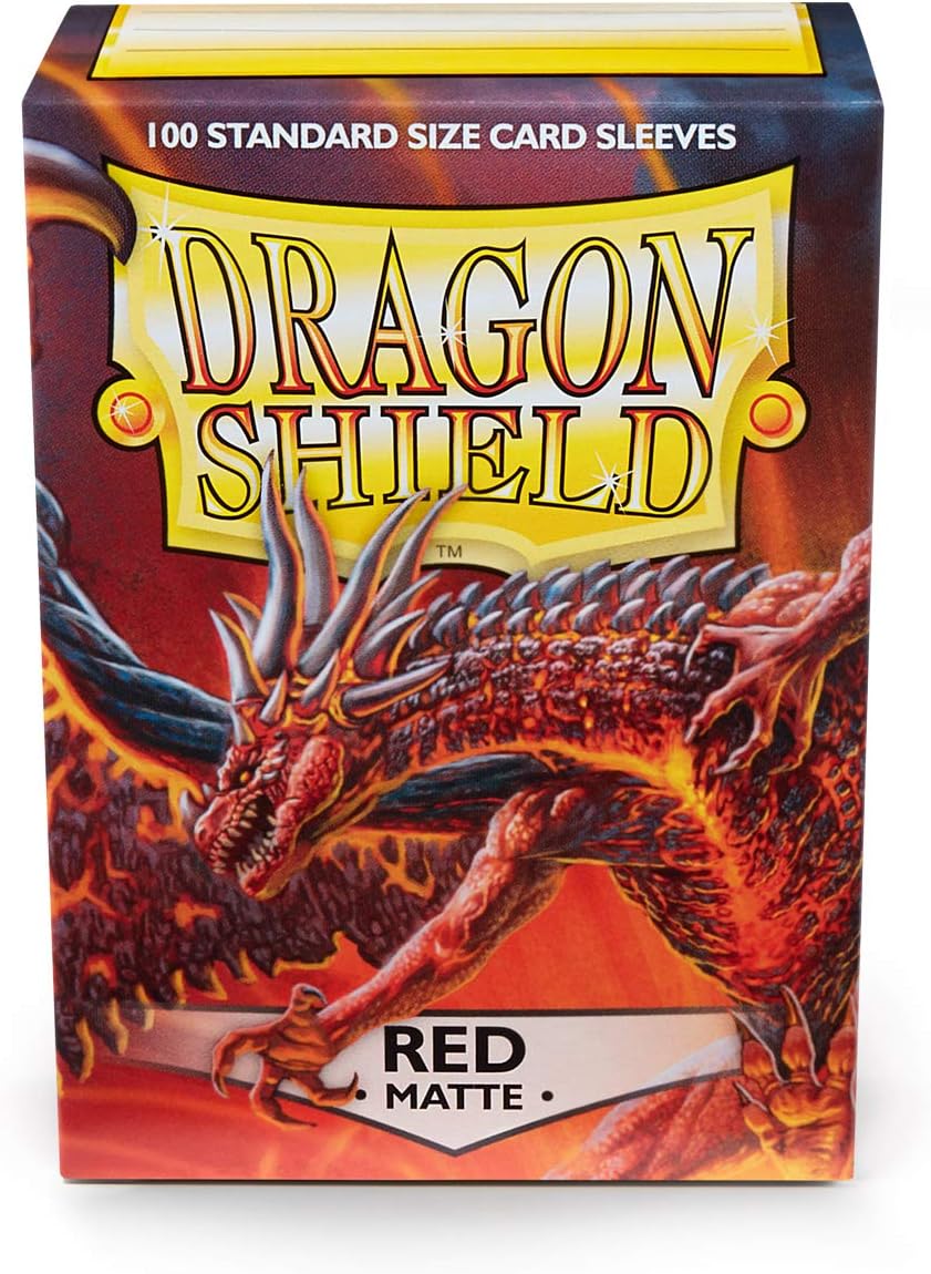 Dragon Shield Box of 100 in Matte Red