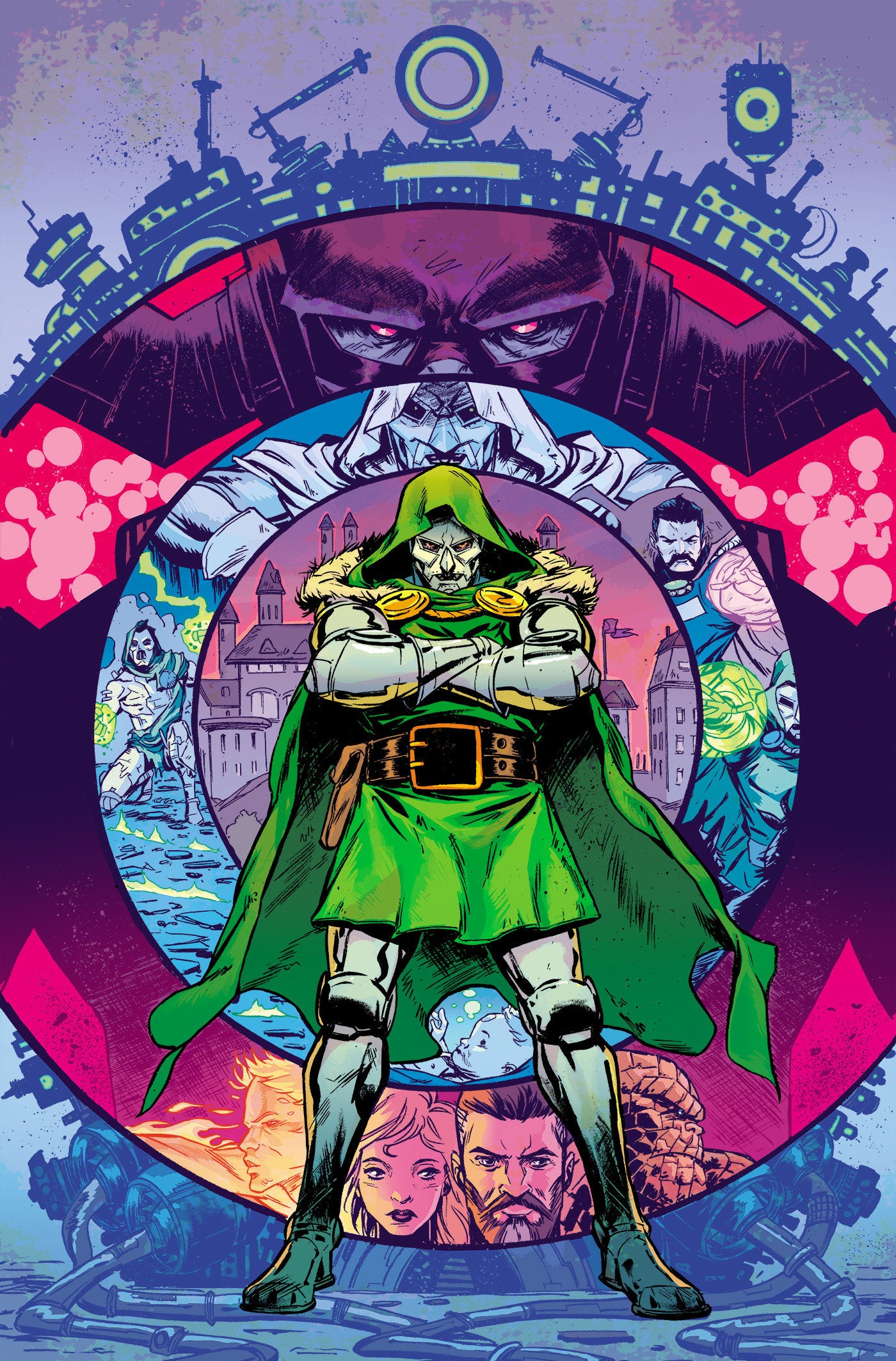 Doom #1 Sanford Greene (1:25) Ratio Virgin 2nd Print Variant