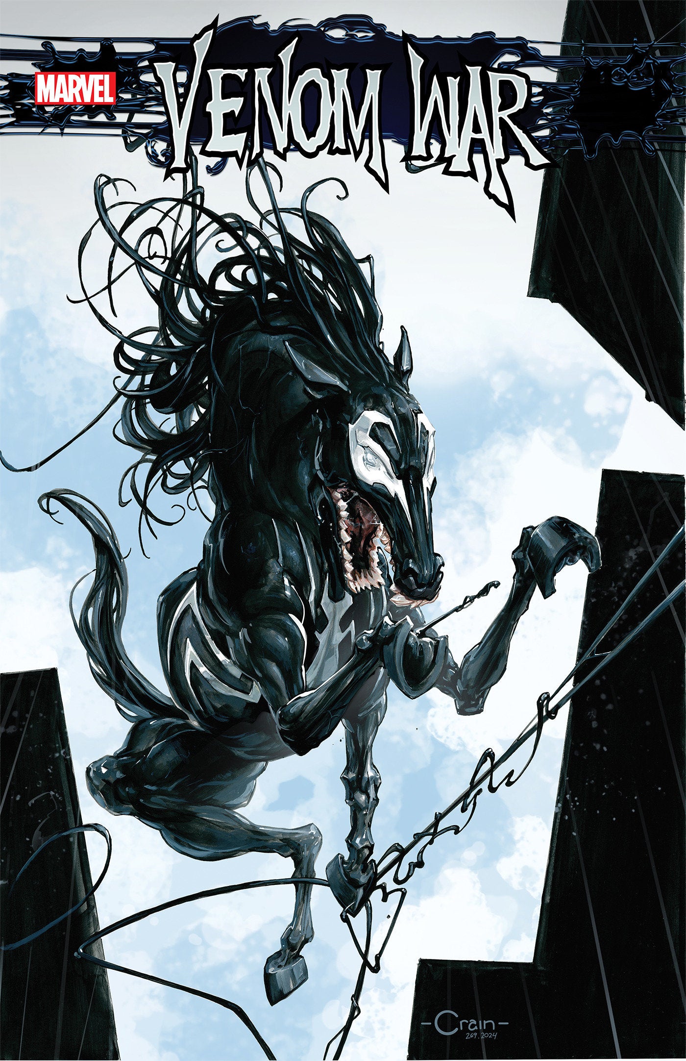 Venom War #5 Clayton Crain Venom Horse Variant [Vw]