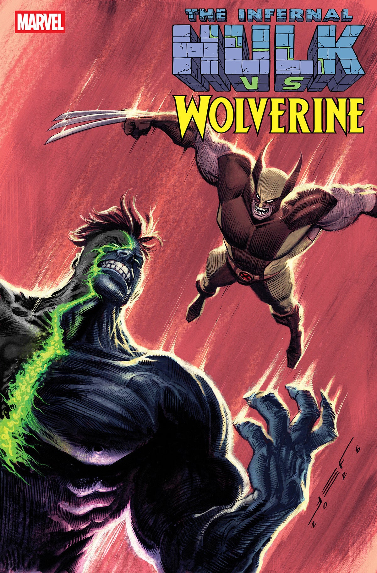 Infernal Hulk vs. Wolverine #1 1:25 Juan Ferreyra Incentive Variant
