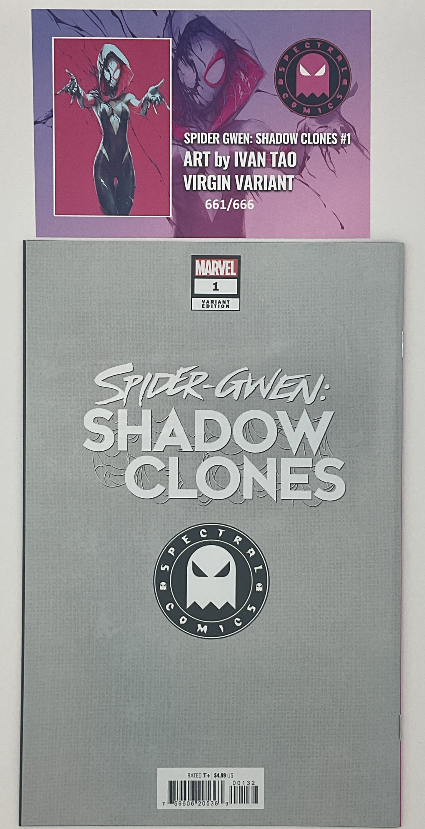 Spider-Gwen: Shadow Clones #1 Spectral Comics Ivan Tao Virgin Variant