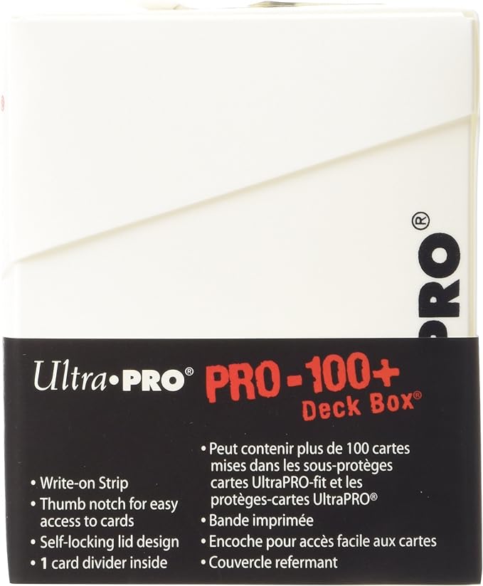 PRO 100+ White Deck Box