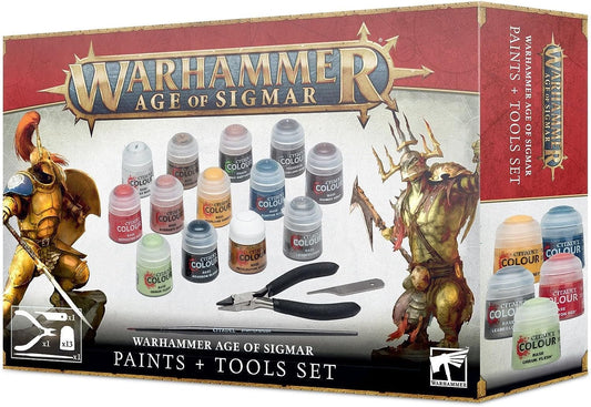 Age of Sigmar: Paints + Tools Set