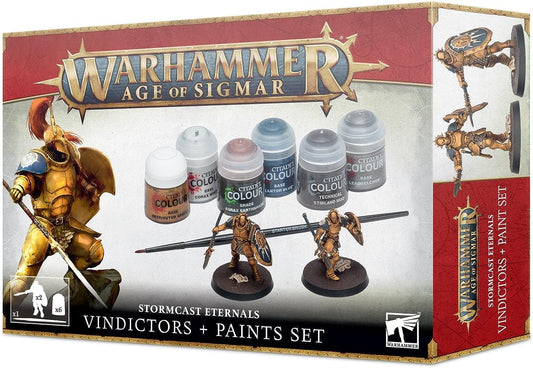 Age of Sigmar: Stormcast Eternals Vindicators + Paints Set