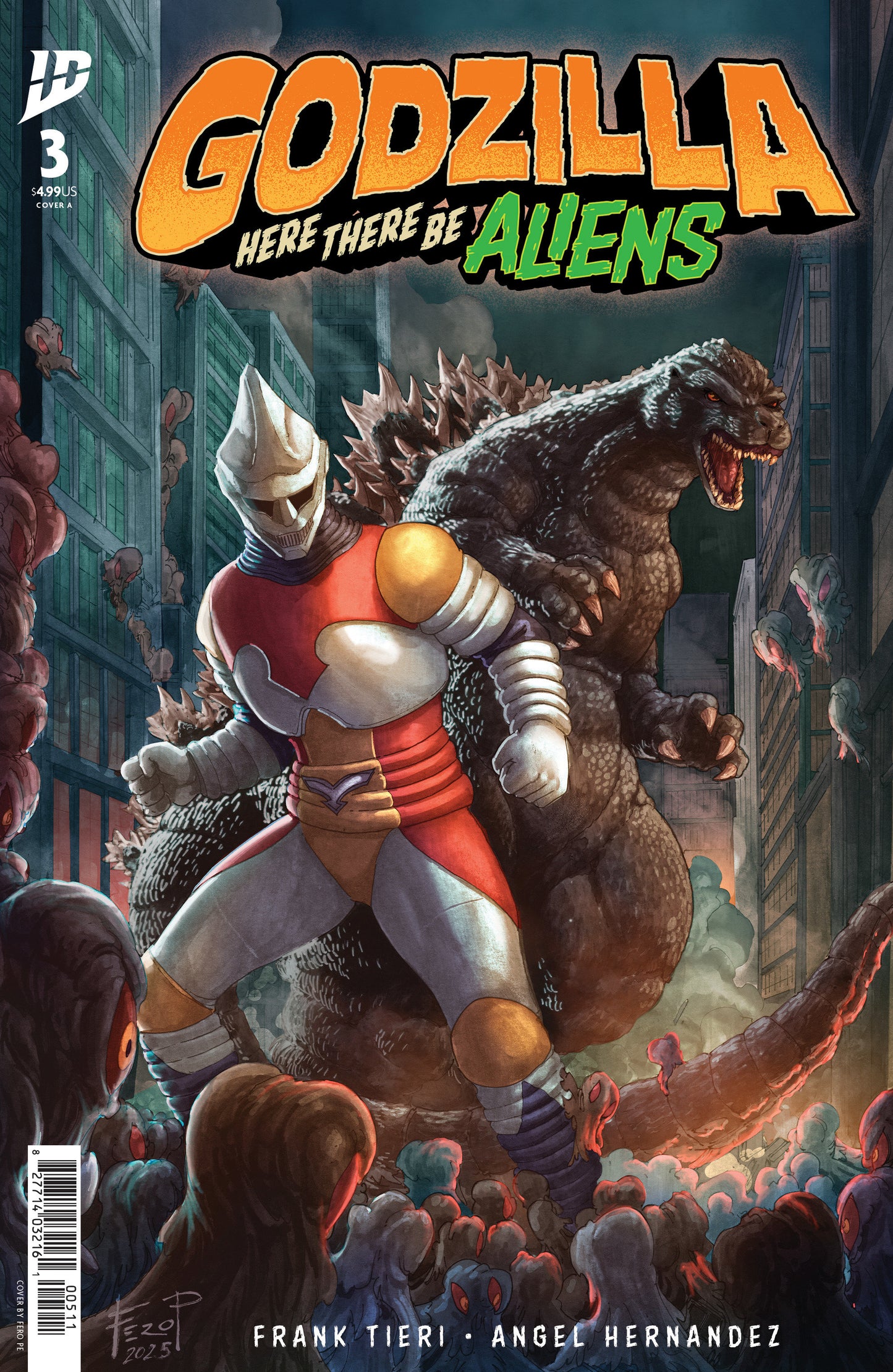 Godzilla: Here There Be Aliens #3 Cover A
