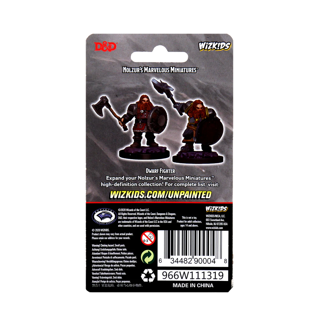 D&D Nolzur's Marvelous Miniatures - Male Dwarf Fighter