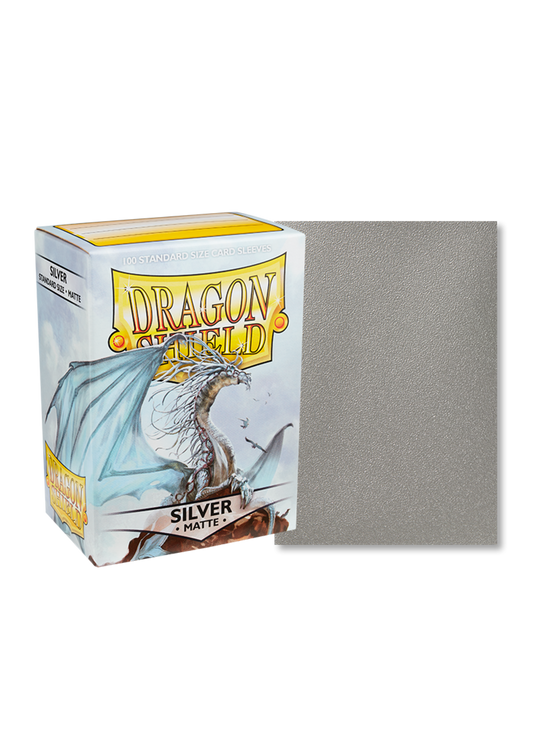 Dragon Shield Box of 100 in Matte Silver