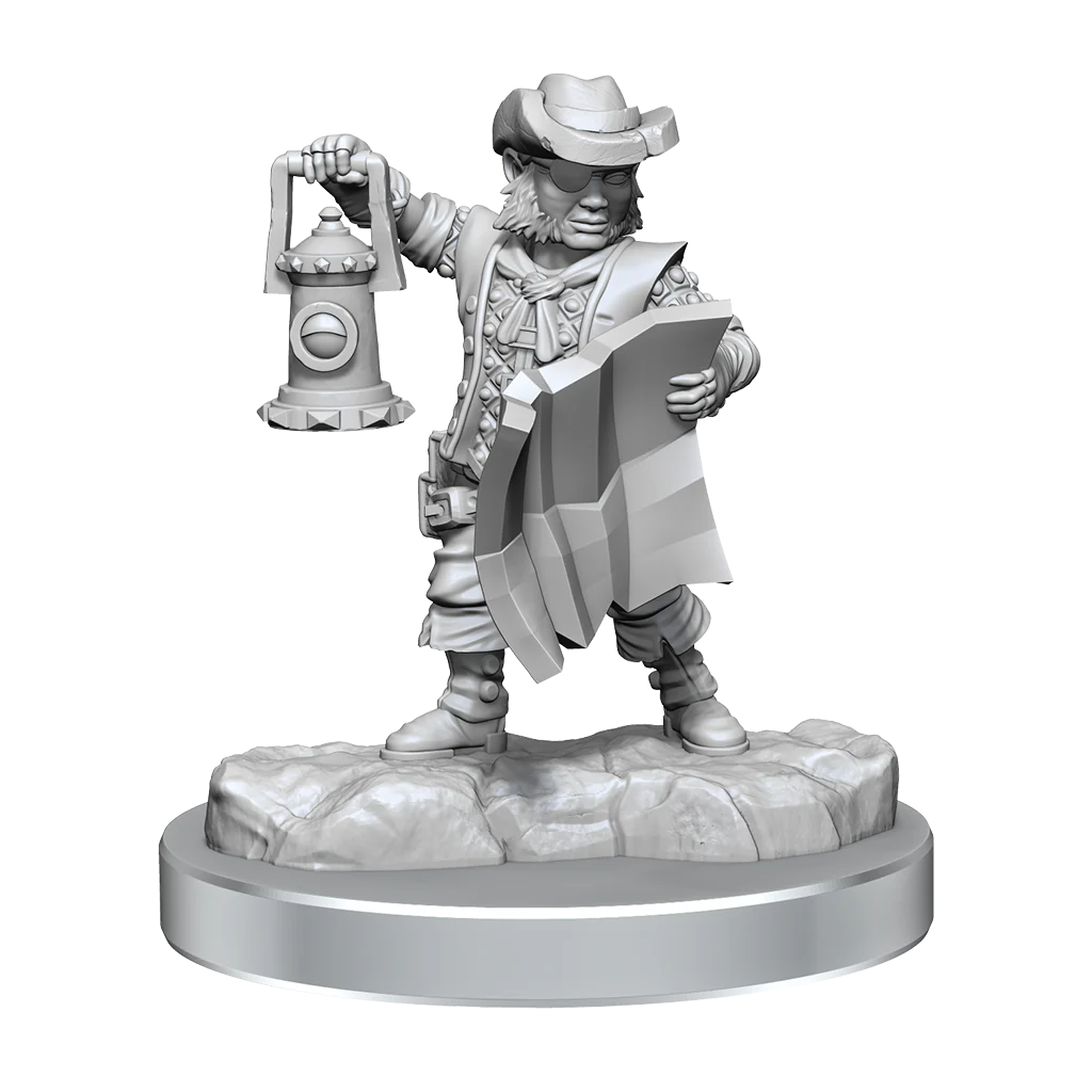 D&D Frameworks: Male Halfling Rogue - Unpainted and Unassembled