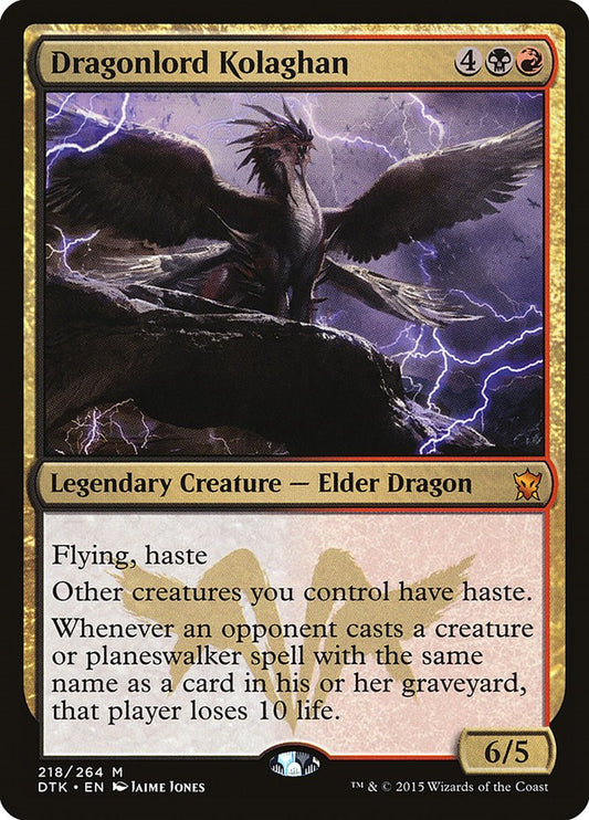 Dragonlord Kolaghan [DTK - 218]