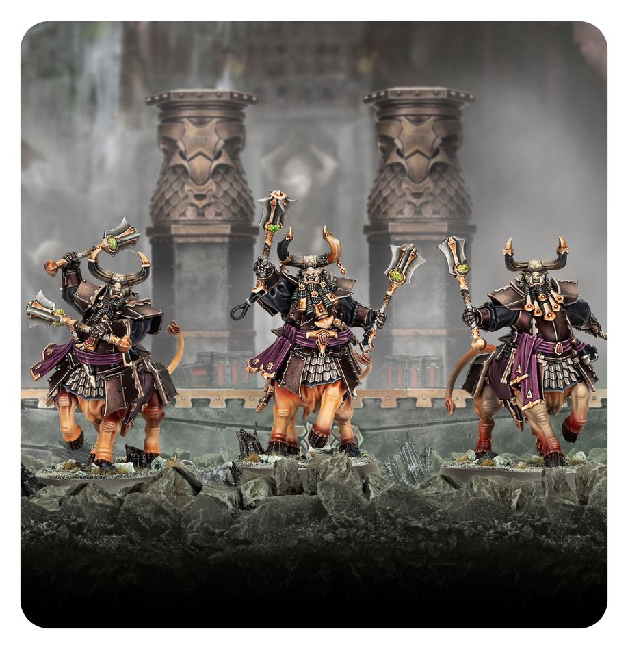Helsmiths of Hashut: Bull Centaurs/Anointed Sentinels