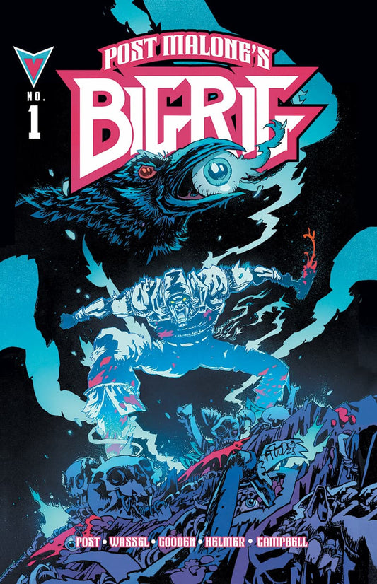 Post Malone's Big Rig #1 Cover J Jim Mahfood One-Per-Box Variant