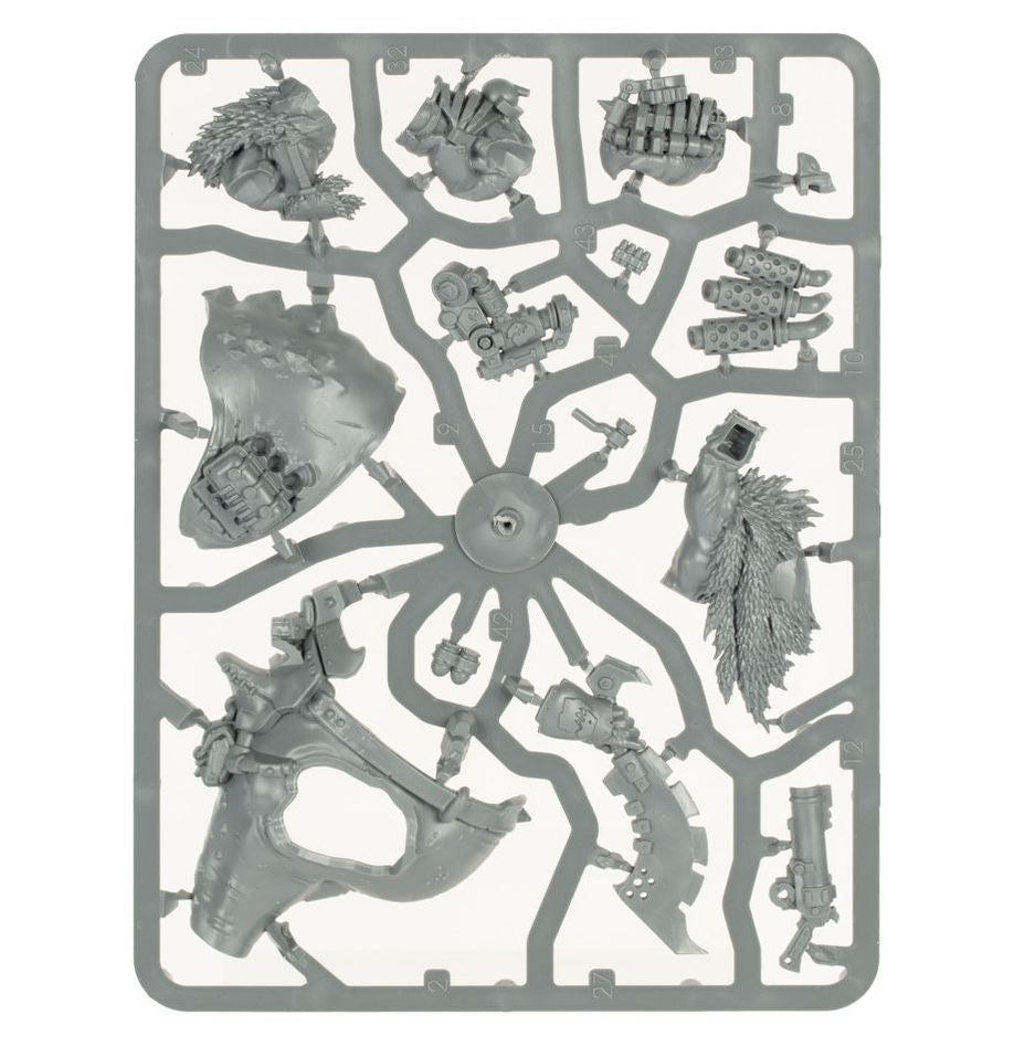Orks: Mozrog Skragbad/ Beastboss on Squigosaur